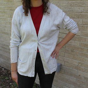 J. Jill off-white cardigan size medium